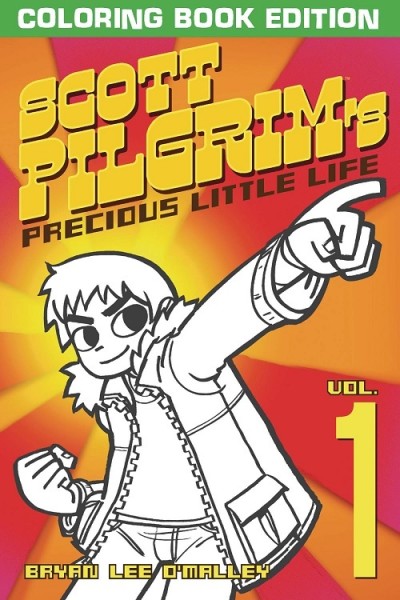 Scott Pilgrim's: Precious Little Life Coloring Book (Inglés) 01