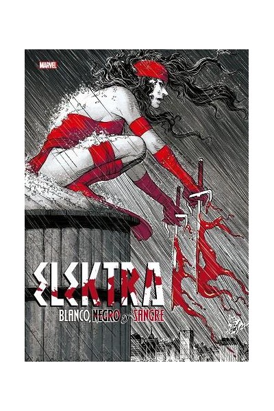 Marvel Treasury Edition · Elektra Blanco, Negro Y Sangre