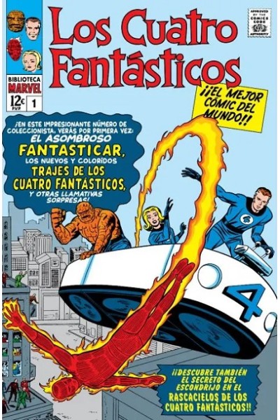 Biblioteca Marvel · Los Cuatro Fantasticos 01