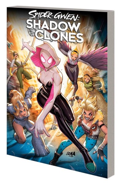 Spider-Gwen Shadow Clones Tp (Inglés)