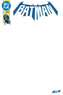 Batman (Inglés) Blank Variant