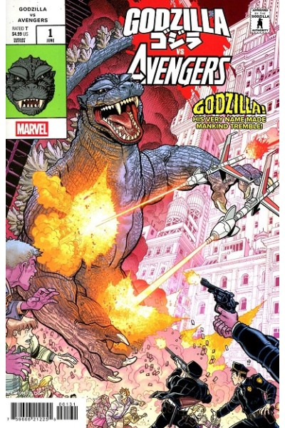 Godzilla Vs Avengers (Inglés) Variant Cvr
