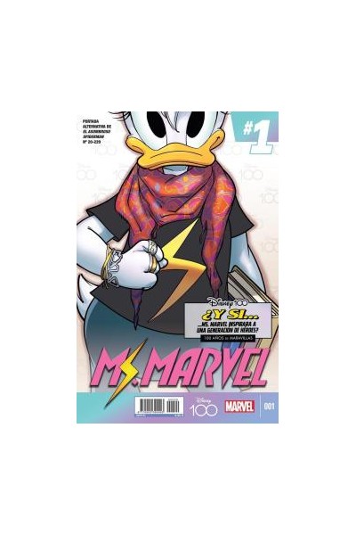 El Asombroso Spiderman 20 (229) Portada Alternativa Disney Ms. Marvel