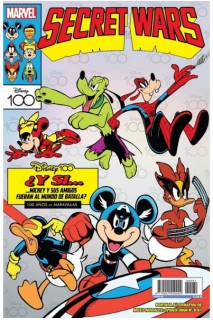 Miles Morales: Spider-Man 08 (61) Portada Alternativa Disney Secret Wars