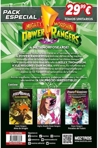MIGHTY MORPHIN POWER RANGERS · PACK ESPECIAL