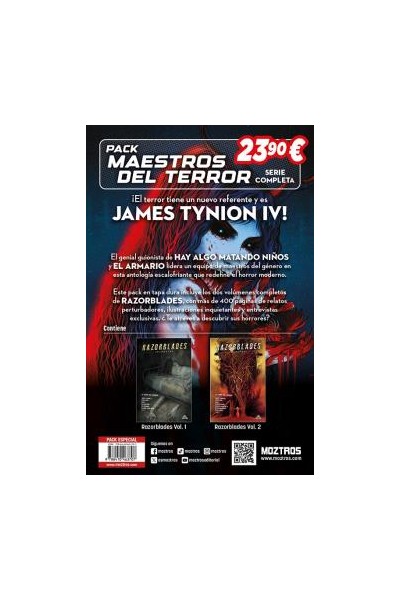 Pack Maestros Del Terror James Tynion Iv · Razorblades