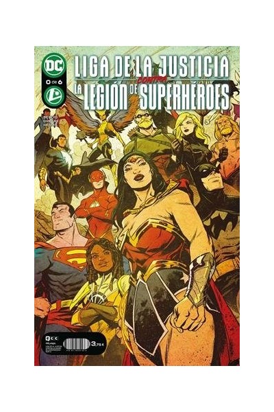 Liga De La Justicia Contra La Legion De Superheroes 00 De 6