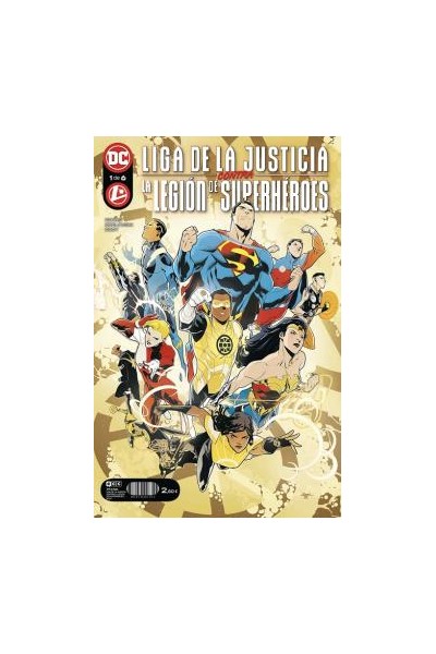 Liga De La Justicia Contra La Legion De Superheroes 01 De 6