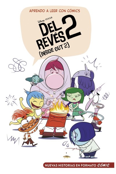 Aprende A Leer Con Cómics Disney · Del Revés (Inside Out 2)