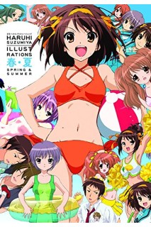 Haruhi Suzumiya Illustrations Spring & Summer (Ingles)