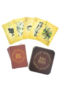 The Lord Of The Rings Baraja De Cartas Caja Metalica
