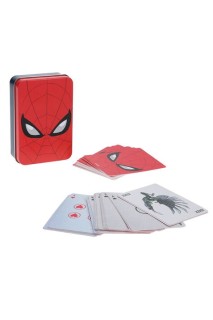 Marvel Baraja De Cartas Spider-Man Caja Metalica