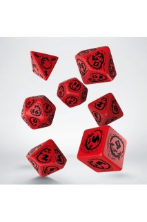 Dragons Red & Black Dice Set