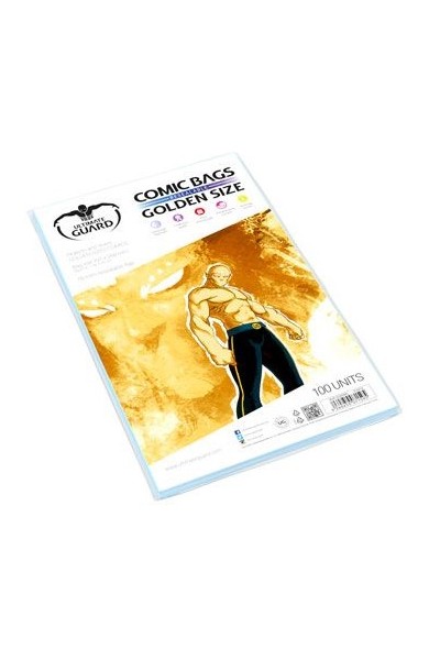 FUNDAS CON AUTOCIERRE PARA COMIC TAMAÑO GOLDEN