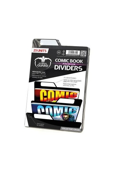 COMIC BOOK PREMIUM DIVIDERS NEGRO