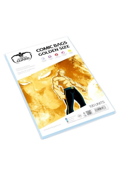 Ultimate Guard Comic Bags - Golden Size (100)