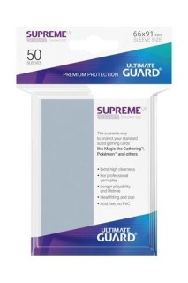 Fundas Para Cartas Tamaño Standard Supreme Ux Transparente (50) 66 X 91