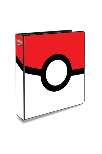 Album De 3 Anillas Negro Para Hojas Ultra Pro Pokemon (Pokeball)