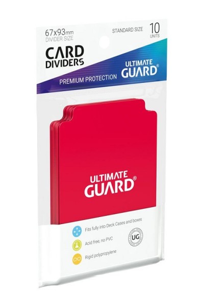Ultimate Guard - Card Dividers Pack Rojo