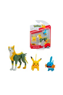 Pokemon Pack De Combate Pikachu + Mudkip + Boltund