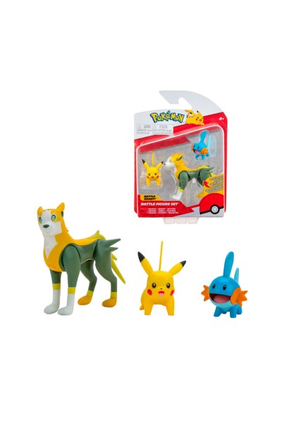 Pokémon - Pack De Combate: Pikachu + Mudkip + Boltund