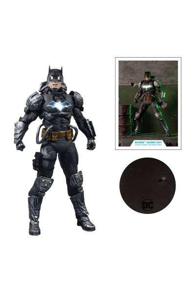 Dc Multiverse Batman Hazmat Suit Gold Label Light Up