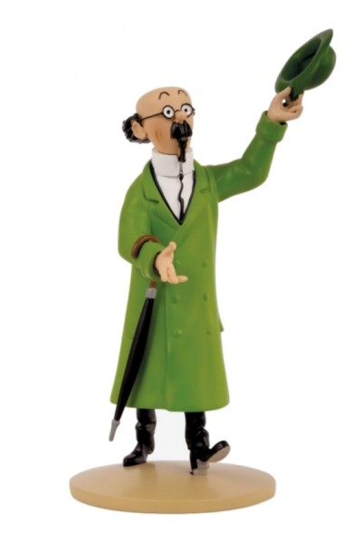 Tintin Resina Tornasol Saluda Con Sombrero - Escala 12 Cm