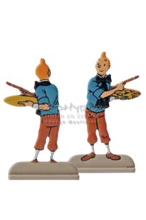 Tintin Silueta Metalica "Pintor"