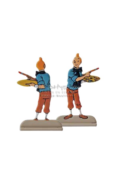 Tintin Silueta Metalica "Pintor"