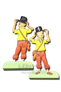 Tintin Silueta Metalica "Cigarros"
