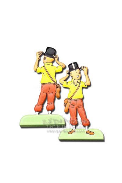 Tintin Silueta Metalica "Cigarros"