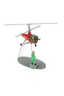 Tintin Helicoptere De La Base De Sbrodj D'Objectif Lune