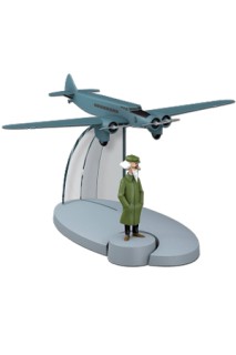 Tintin Avion Le Trimoteur Gris Du Sceptre D'Ottokar