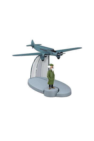 Tintin Avion Le Trimoteur Gris Du Sceptre D'Ottokar