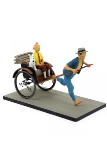 Tintin Resina Carro Loto Azul