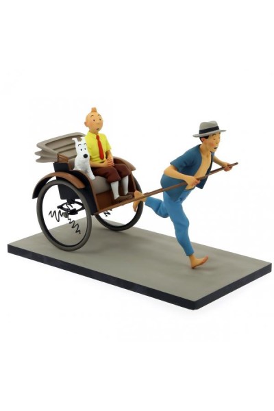 Tintin Resina Carro Loto Azul