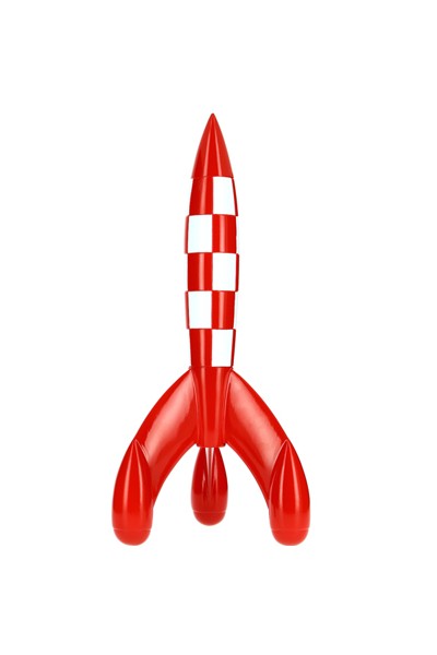 Cohete Tintin Resina 60Cm