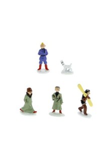 Tintin Mini Figuras De Plomo Tintin Y Los Soviets