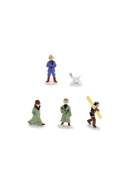 Tintin Mini Figuras De Plomo Tintin Y Los Soviets