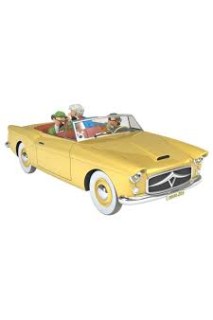 Tintin Coche Le Cabriolet Bordure