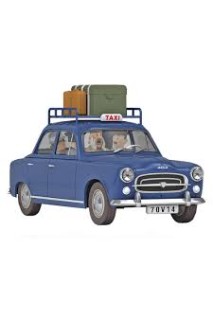 Tintin Coche Le Taxi De Moulinsart