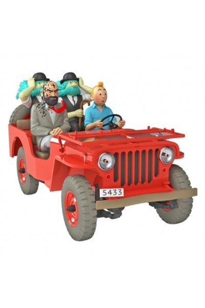 TINTIN COCHE LA JEEP DU DÉSERT