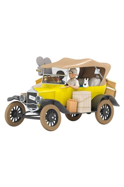 TINTIN COCHE LA FORD T JAUNE