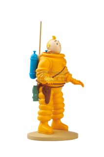 Tintin Resina Luna - Escala 12Cm