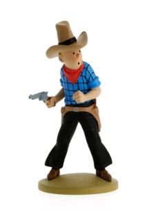 TINTIN RESINA COWBOY - Escala 12 cm