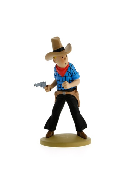 TINTIN RESINA COWBOY - Escala 12 cm