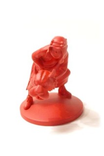Tintin Resina Abdallah 9 Cm (Rojo Mate)
