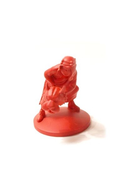 Tintin Resina Abdallah 9 Cm (Rojo Mate)