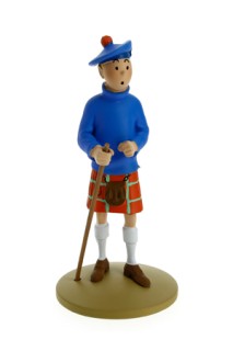 Tintin Resina Escoces - Escala 12 Cm