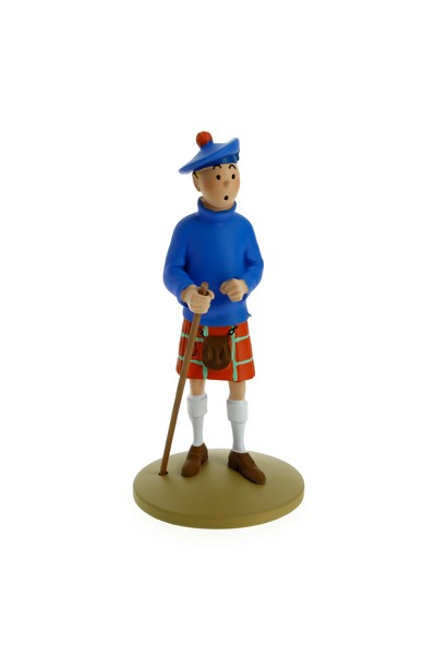 Tintin Resina Escoces - Escala 12 Cm